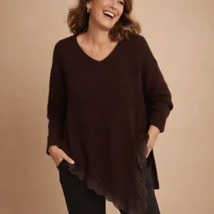 Pull Nuage de Dentelle Finition Bas – Maille Légère – Made in Italy 36-46