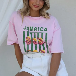 T-SHIRT JAMAICA - ROSE