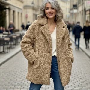 Manteau Camel Intérieur Léopard – Doublure Sauvage – Made in Italy 46-54