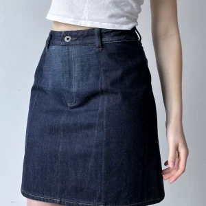Jupe droite en jean