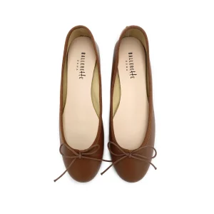 Ballerine marroni in pelle