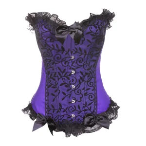 Corset Dentelle Violet