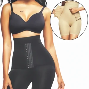 Short Gainant Effet Sculptant Haute Taille Ventre Plat