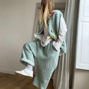 Pantalon « GASTON » tissu bouclettes