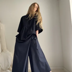 Jupe-culotte « ALICE » bleu nuit