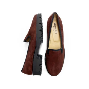 Mocassini platform bordeaux