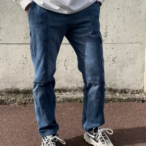 Pantalon cargo jean homme