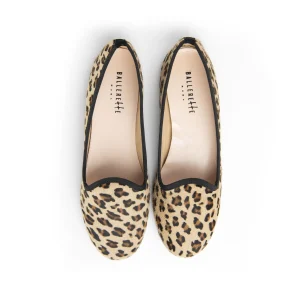 Slippers leopardate in cavallino