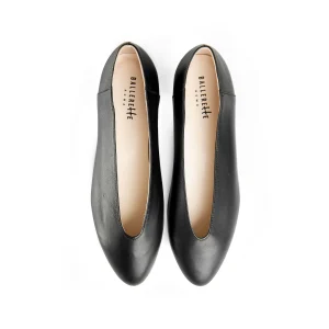Ballerine nere accollate