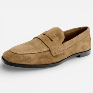 Mocassins Femme en Daim Marron