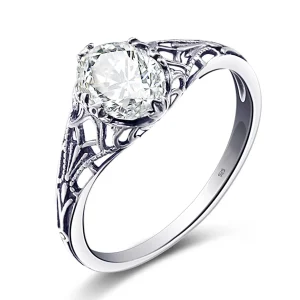 Bague Argent Pierre Vintage