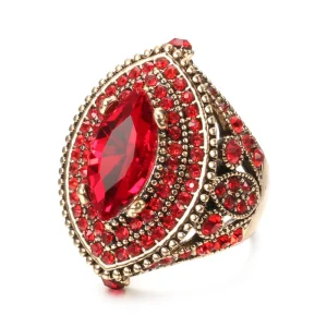 Bague Vintage Rouge