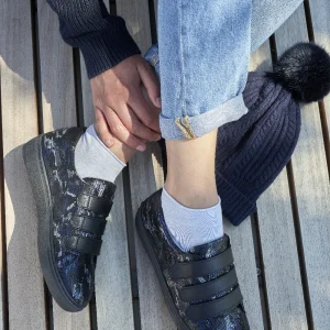 Baskets Orthopédiques ADOUR Bleu et Gris