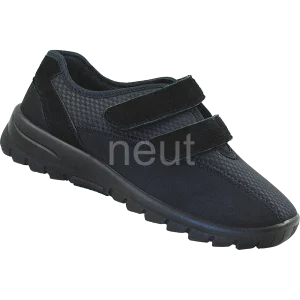 Basket Orthopédique Femme NEUT Noire à Velcro