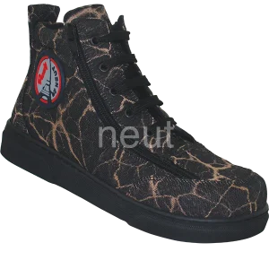 Basket Orthopédique Femme NEUT Marbré Marron Grande Ouverture