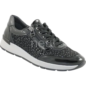 Basket Orthopédique Femme NEUT Noire à Fermeture Éclair