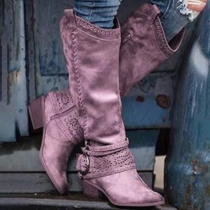 Bottes hautes style western - une allure bohème et tendance - MAX FOR ME