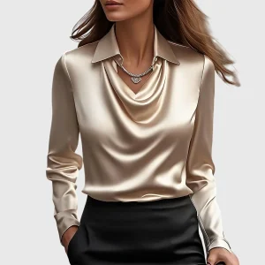 Brooklyn™ | Élégante Blouse en Satin