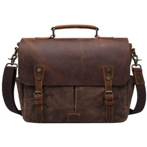 Cartable Cuir Vintage Professor