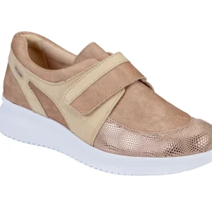 Basket Orthopédique Femme ADOUR Beige et Bronze