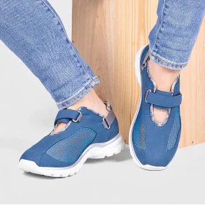 Basket Orthopédique Femme PODOWELL Mikaela Bleue