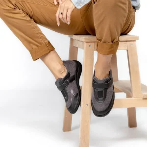 Basket Orthopédique Femme PODOWELL Valérie Grise