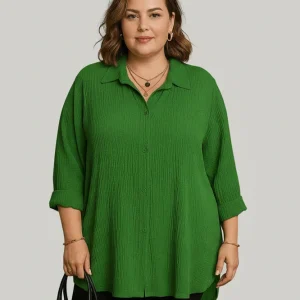 Chemise Gaze de Coton – Bohème Chic – Grande Taille Jusqu'au 54 – Made in Italy