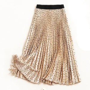 Jupe à pois année 50