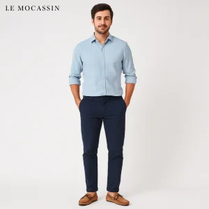 Mocassins Bateau À Lacets En Cuir Véritable Pour Homme