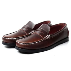 Mocassins Bateau Vintage Pour Homme
