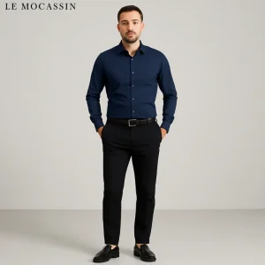 Mocassins Chics En Cuir À Gland Pour Hommes