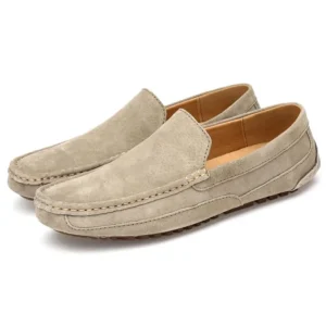 Mocassins Classiques En Cuir Véritable Respirants