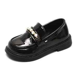 Mocassins En Cuir Et Perles Pour Filles