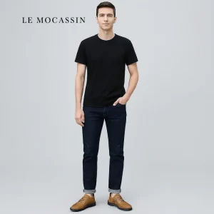 Mocassins En Cuir Synthétique Pour Homme Avec Semelle Orthopédique
