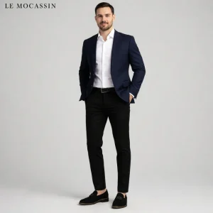 Mocassins Décontractés En Daim véritable À Glands Pour Homme