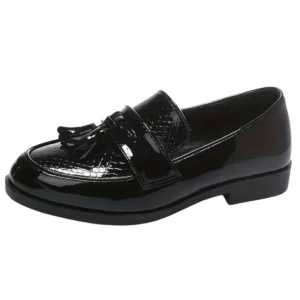 Mocassins Décontractés Souples En Cuir Pour Garçons