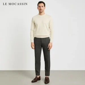 Mocassins À Glands En Cuir Effet Tressé