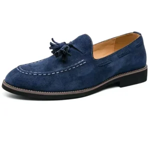 Mocassins À Glands En Daim Véritable Pour Homme