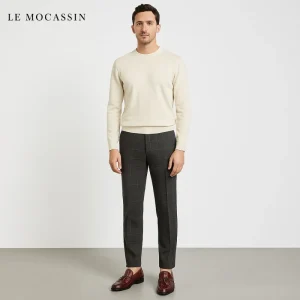 Mocassins À Glands Élégants En Cuir Croco Pour Homme