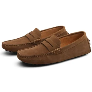 Mocassins Respirants Effet Daim Pour Hommes
