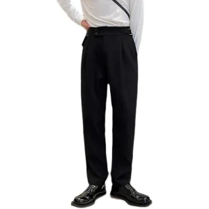 Pantalon vintage taille haute homme