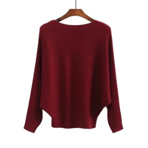 Pull rouille femme vintage
