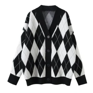 Pull vintage large femme