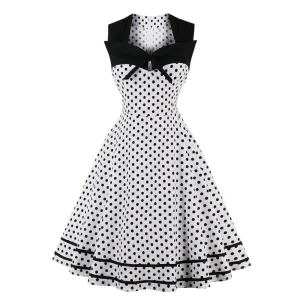 Robe A Pois Style Année 60