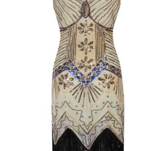 Robe Année 20 Bleue