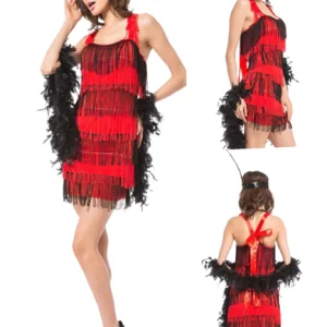 Robe Année 20 Rouge