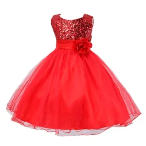 Robe Bouffante De Princesse Petite Fille