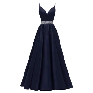 Robe De Bal Longue Princesse Bleu