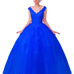 Robe De Bal Princesse Bleu