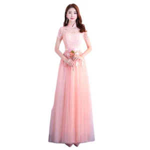 Robe De Princesse Femme Rose Pale